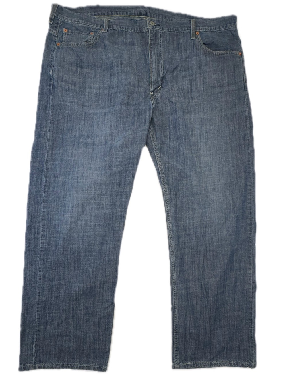 Levi's 569 Loose Straight Fit Jeans Medium Wash Blue Men's Size 44 x 32